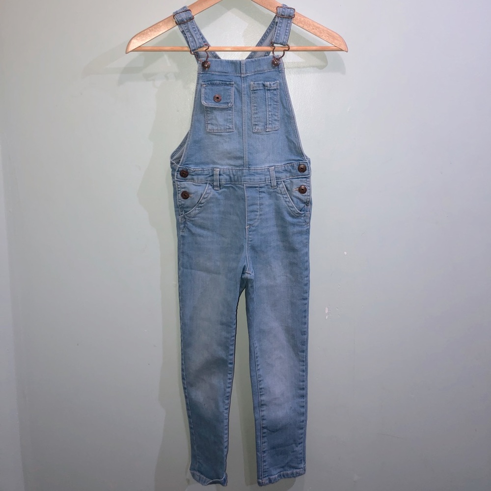 Girls denim overalls